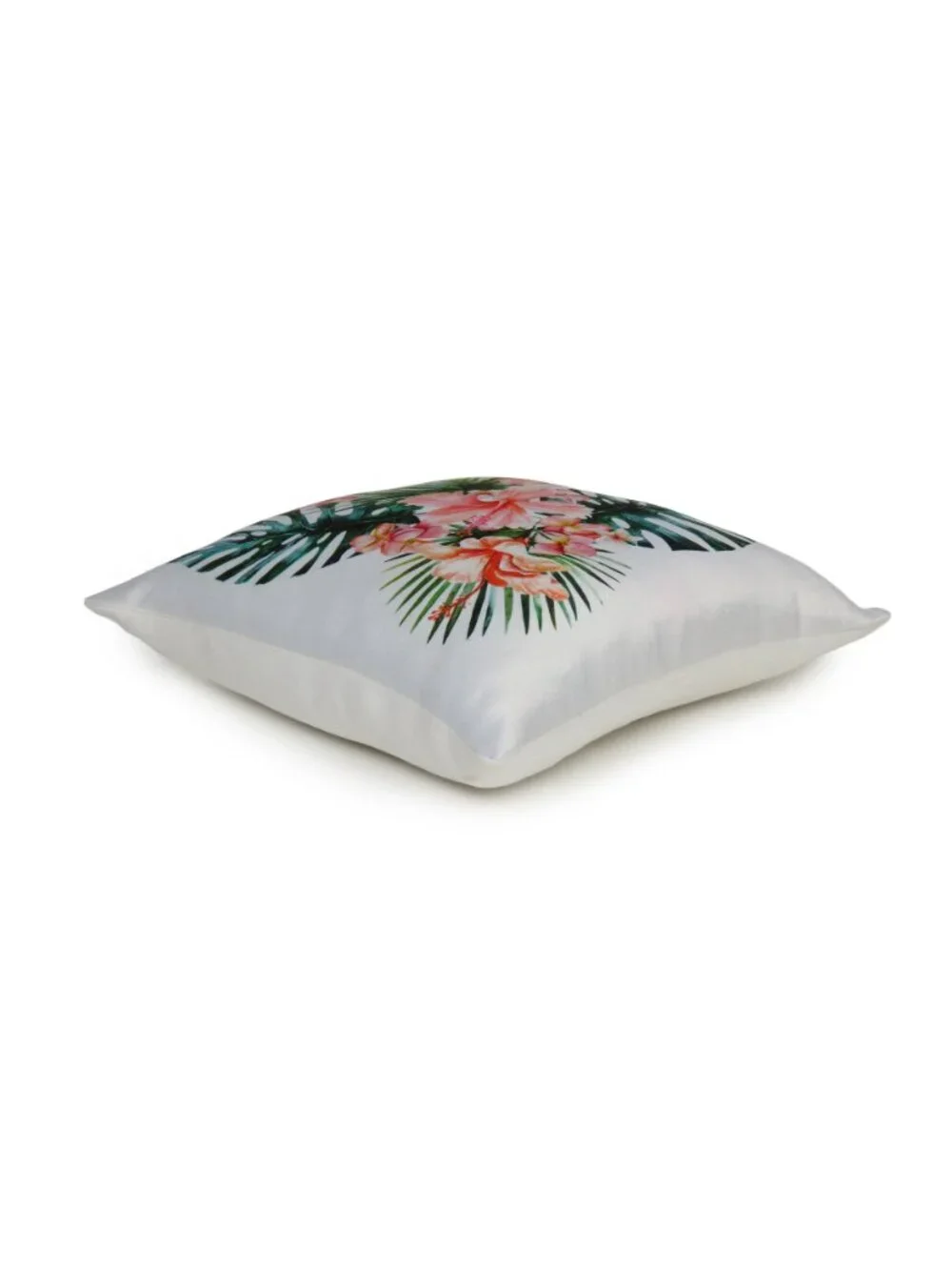 Oussum Home Decor Pillow Case Cotton Tropical Leaf & Floral Print Cushion Cover